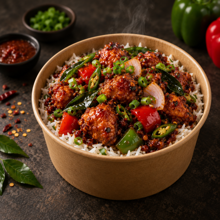 Dragon Chicken Rice Bowl