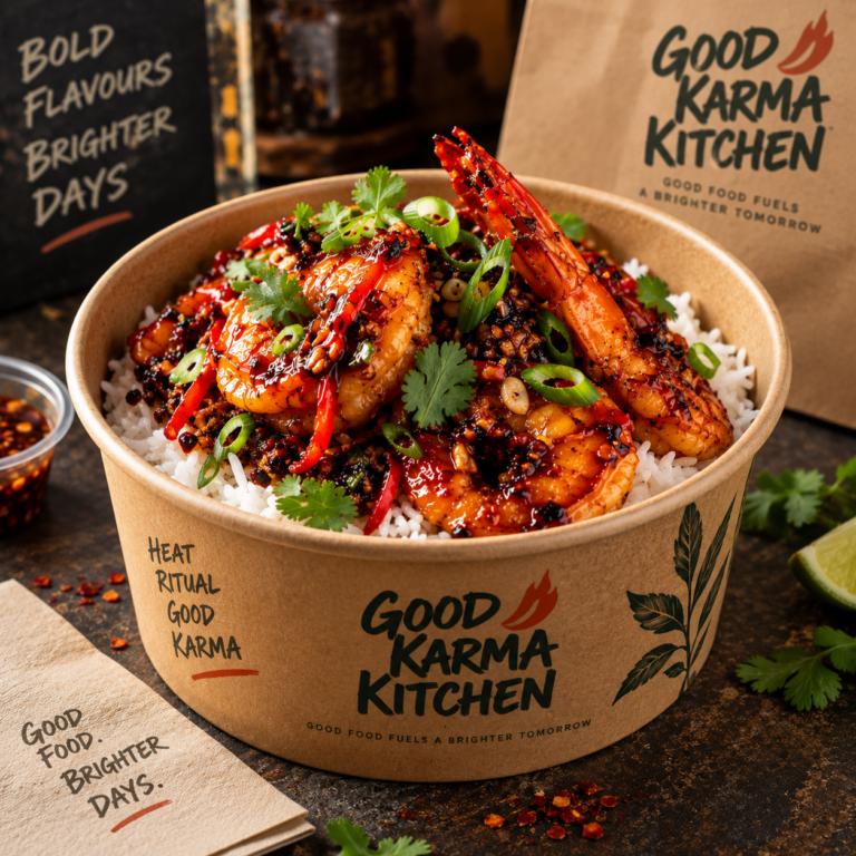 Dragon Prawn Rice Bowl